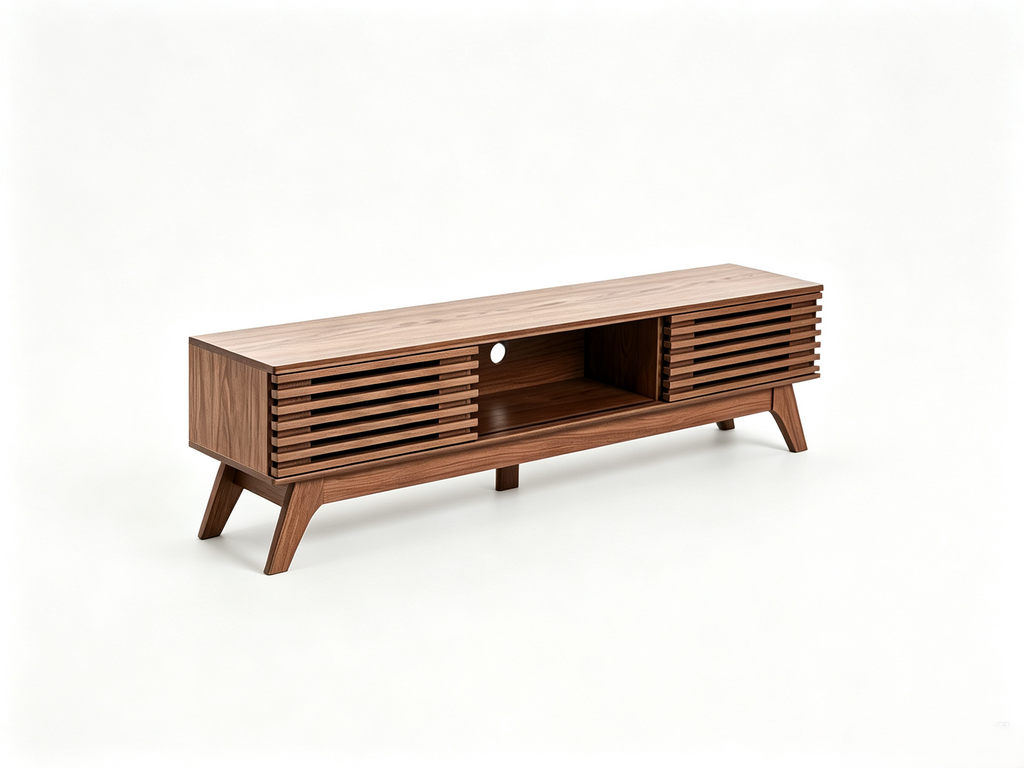 Meuble TV marron foncé
