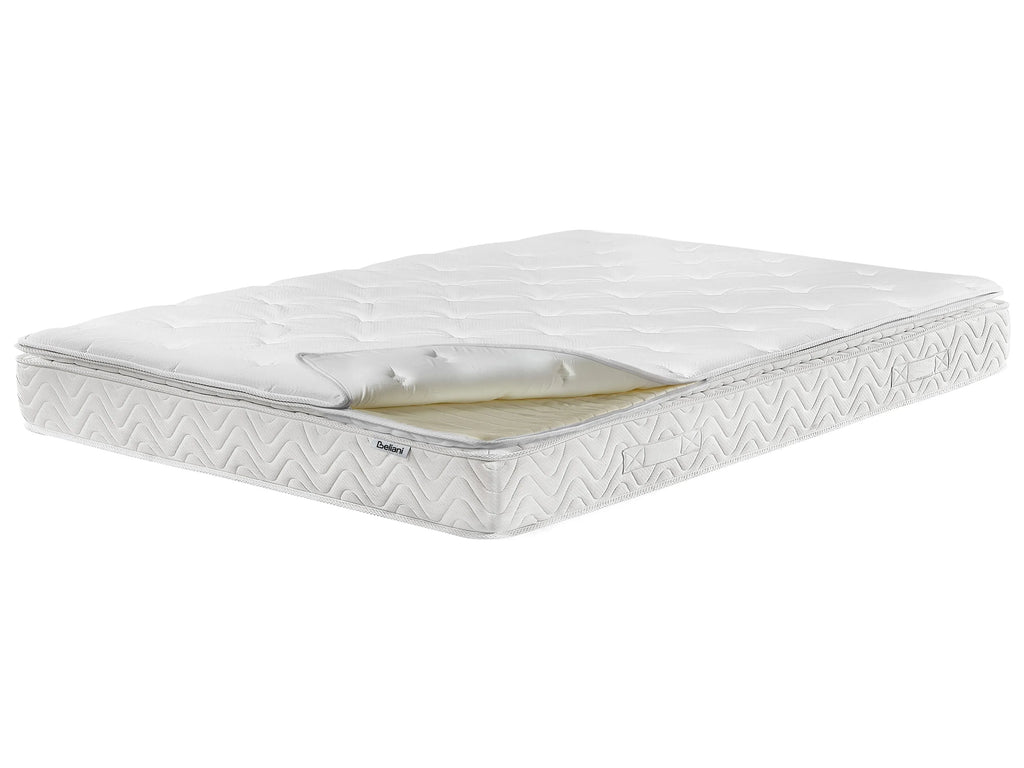 Matelas à ressorts ensachés en mousse à mémoire de forme H2/3 180x200 cm