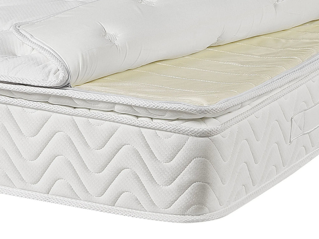 Matelas à ressorts ensachés en mousse à mémoire de forme H2/3 180x200 cm