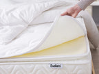 Matelas à ressorts ensachés en mousse à mémoire de forme H2/3 180x200 cm