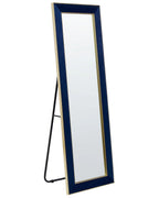 Miroir sur pied Velours Bleu marine 50x150 cm
