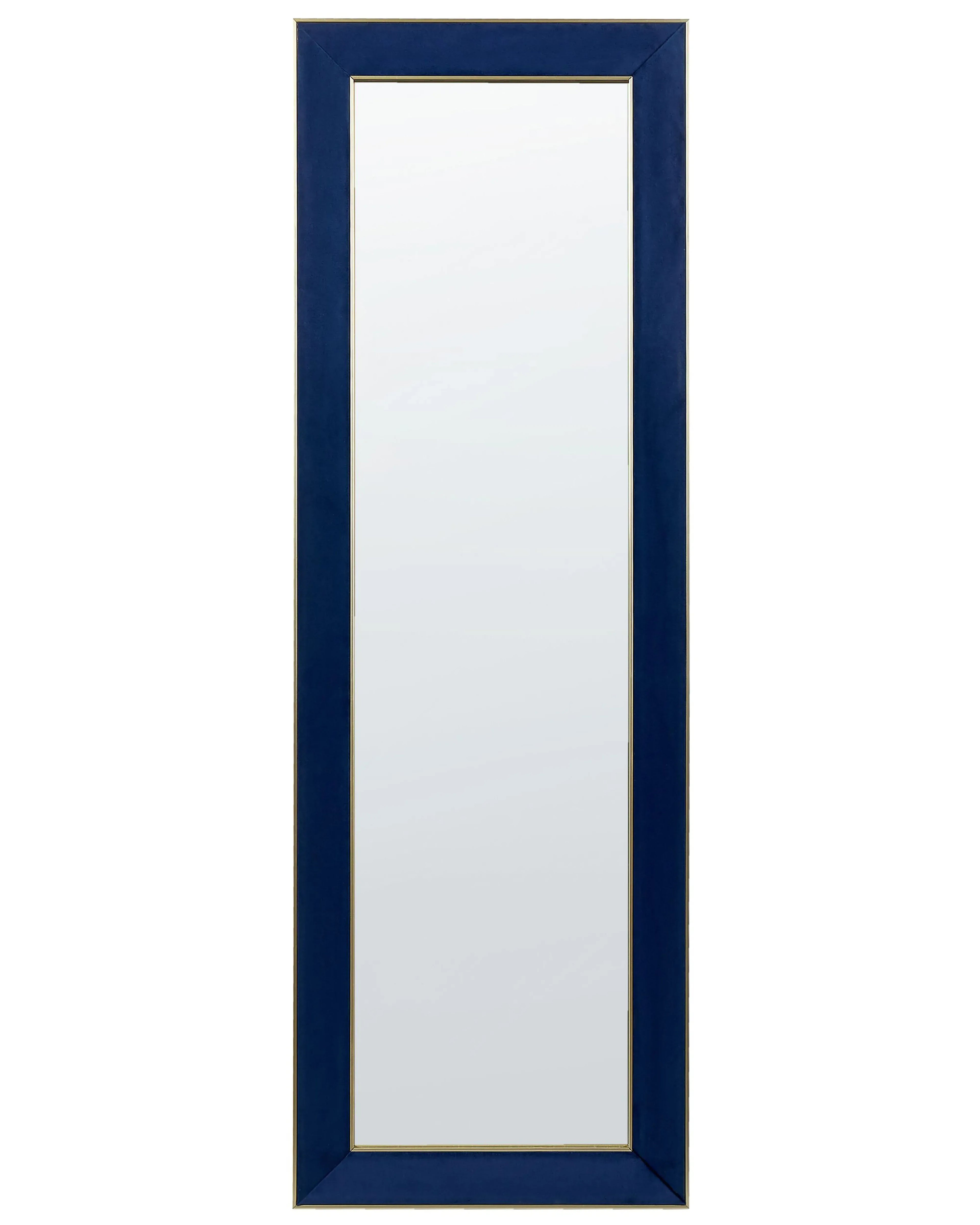 Miroir sur pied Velours Bleu marine 50x150 cm