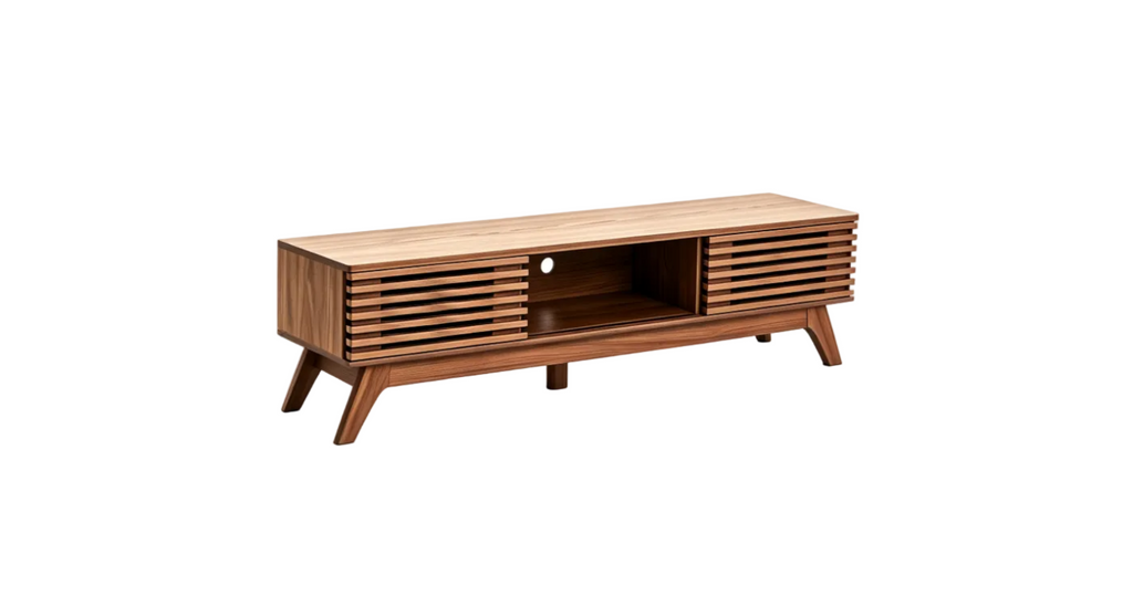 Meuble TV marron foncé