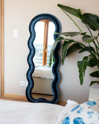 Miroir Velours Bleu 57x160 cm
