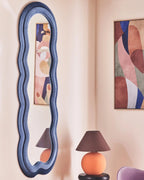 Miroir Velours Bleu 57x160 cm