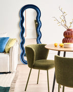 Miroir Velours Bleu 57x160 cm