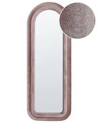 Specchio CULAN 60 cm 160 cm Velluto Rosa