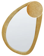 Specchio VENAS 61 cm 91 cm Velluto Senape