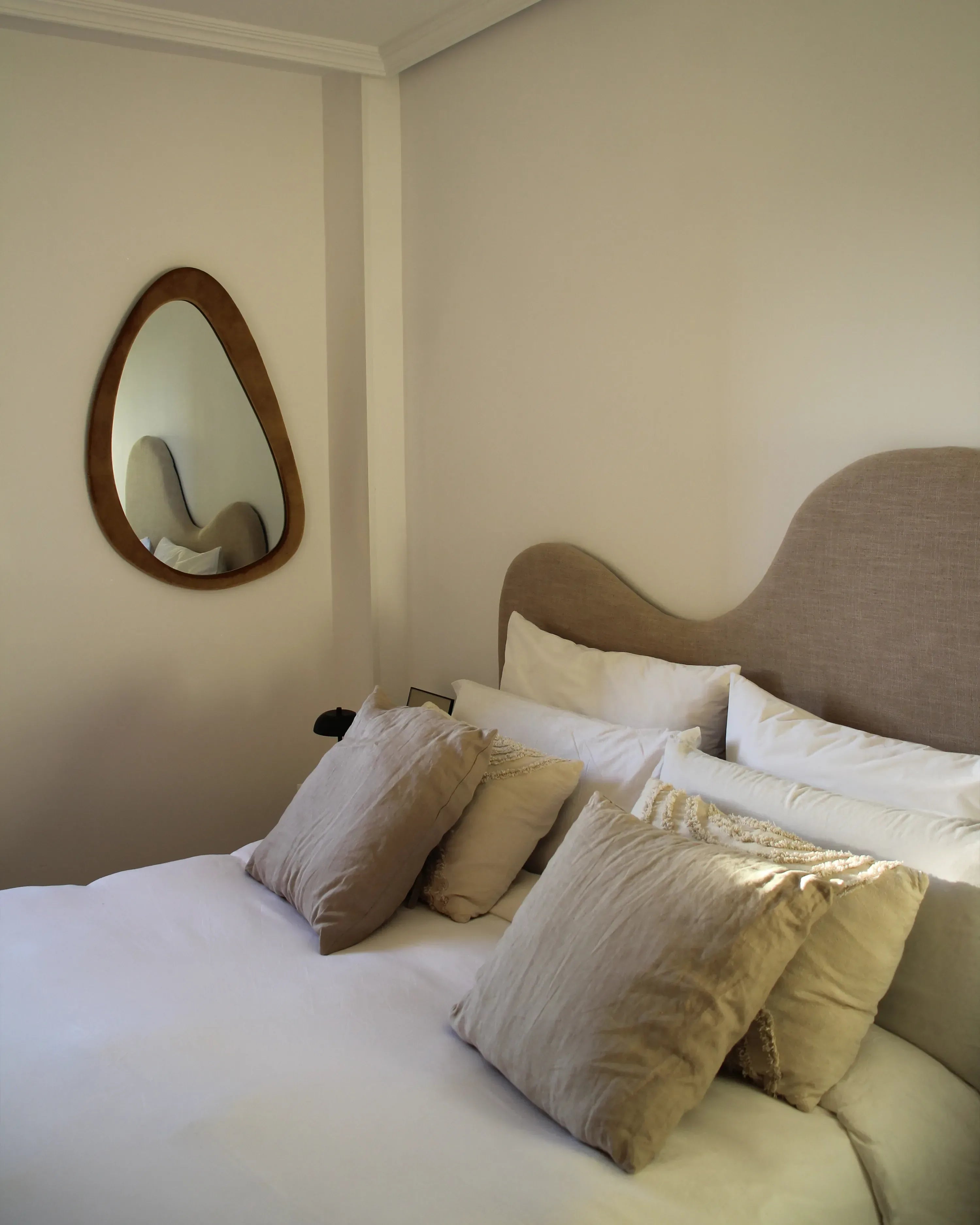 Miroir Velours Moutarde 61x91 cm