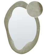 Specchio LENAX 59 cm 90 cm Velluto Verde oliva