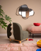 Miroir Métal Or 77x59 cm