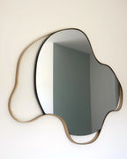 Miroir Métal Or 77x59 cm