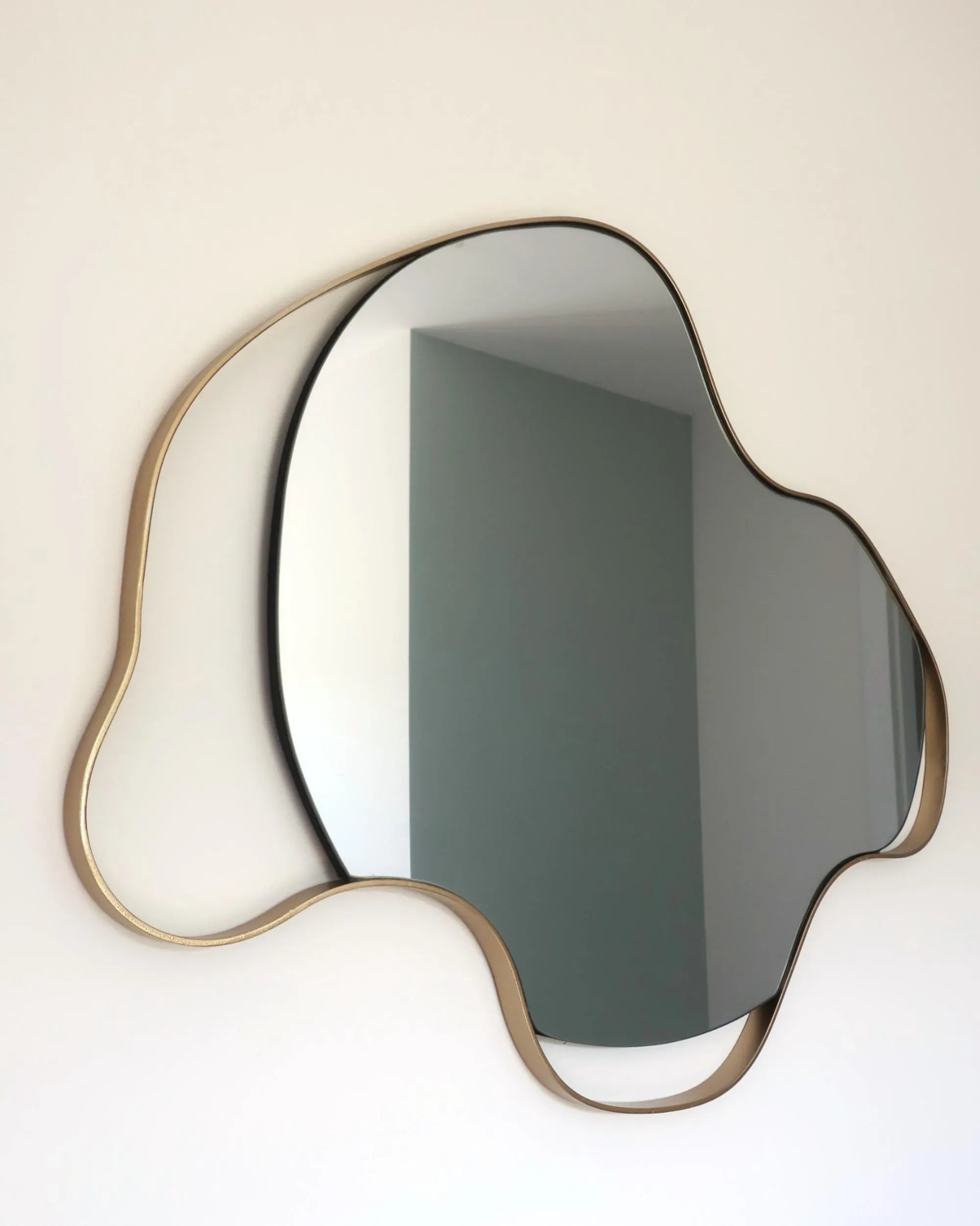 Miroir Métal Or 77x59 cm