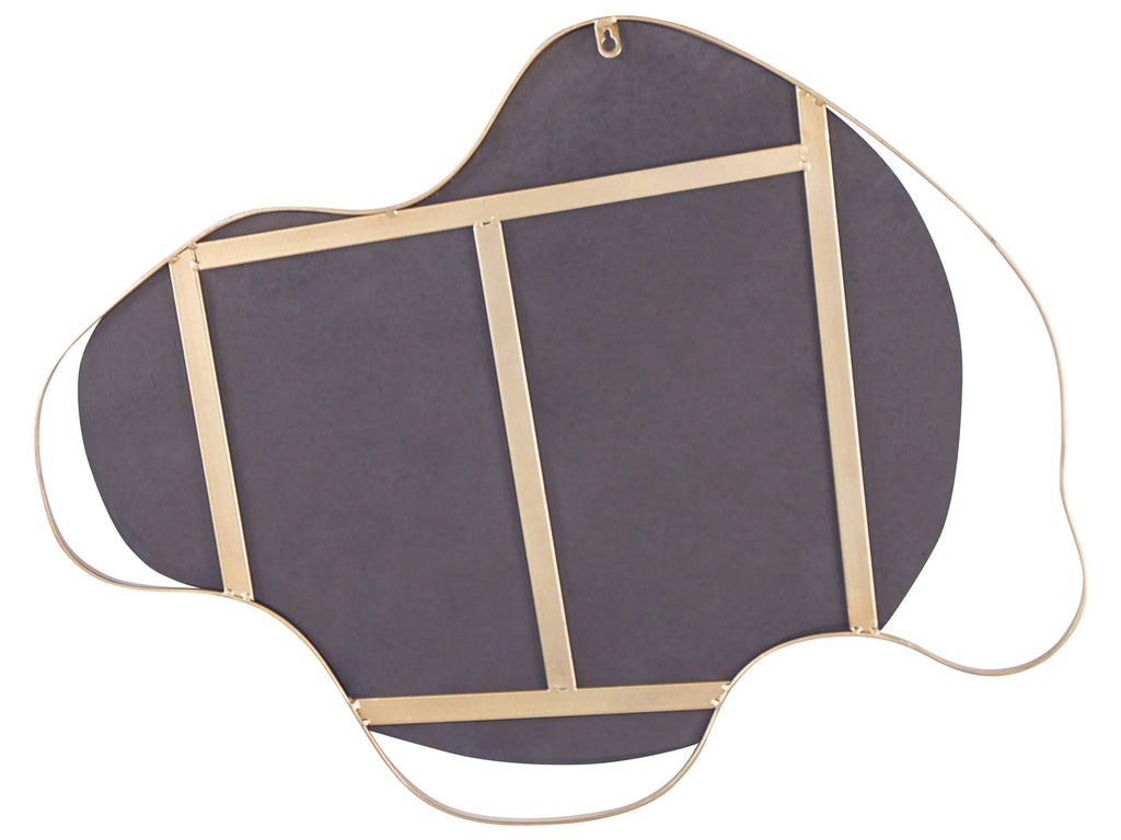 Miroir Métal Or 77x59 cm