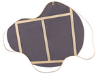 Miroir Métal Or 77x59 cm