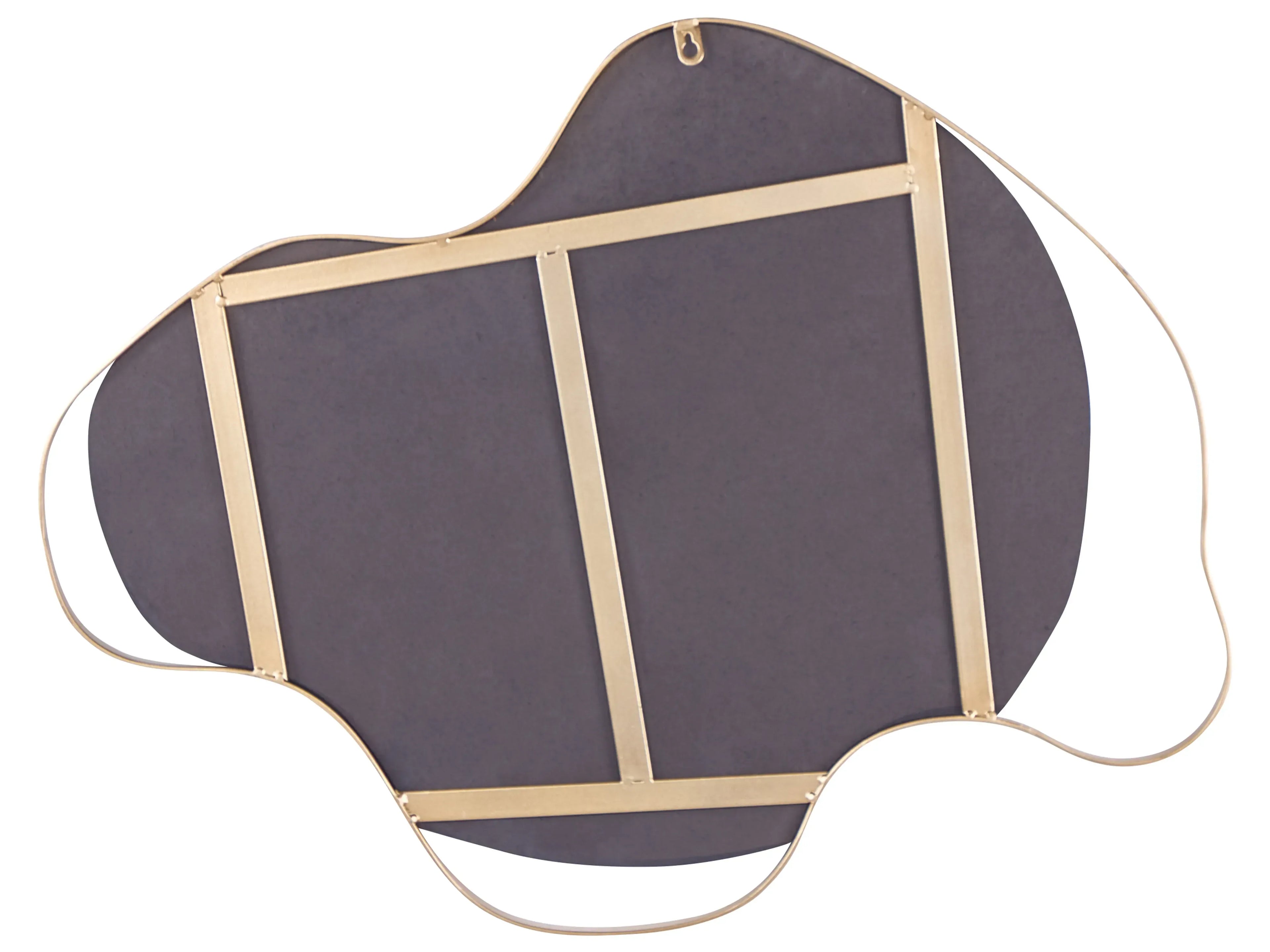 Miroir Métal Or 77x59 cm