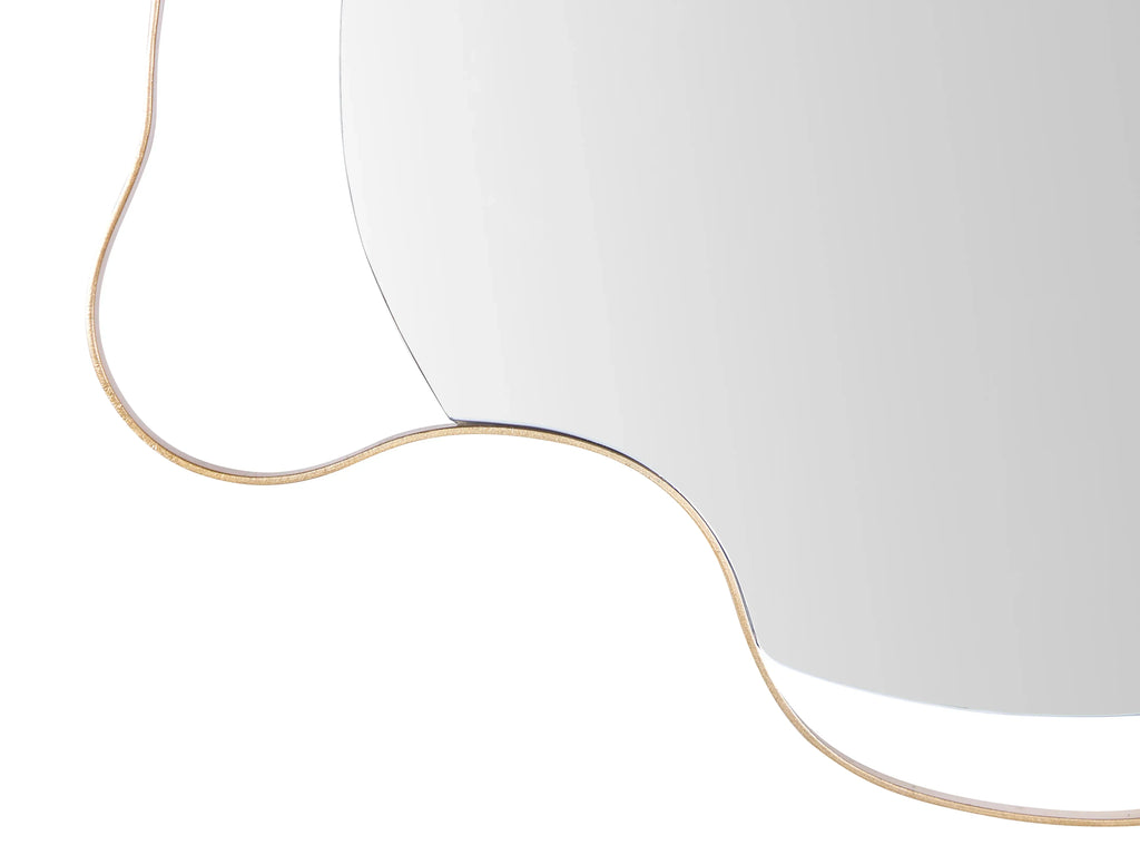 Miroir Métal Or 77x59 cm