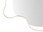 Miroir Métal Or 77x59 cm