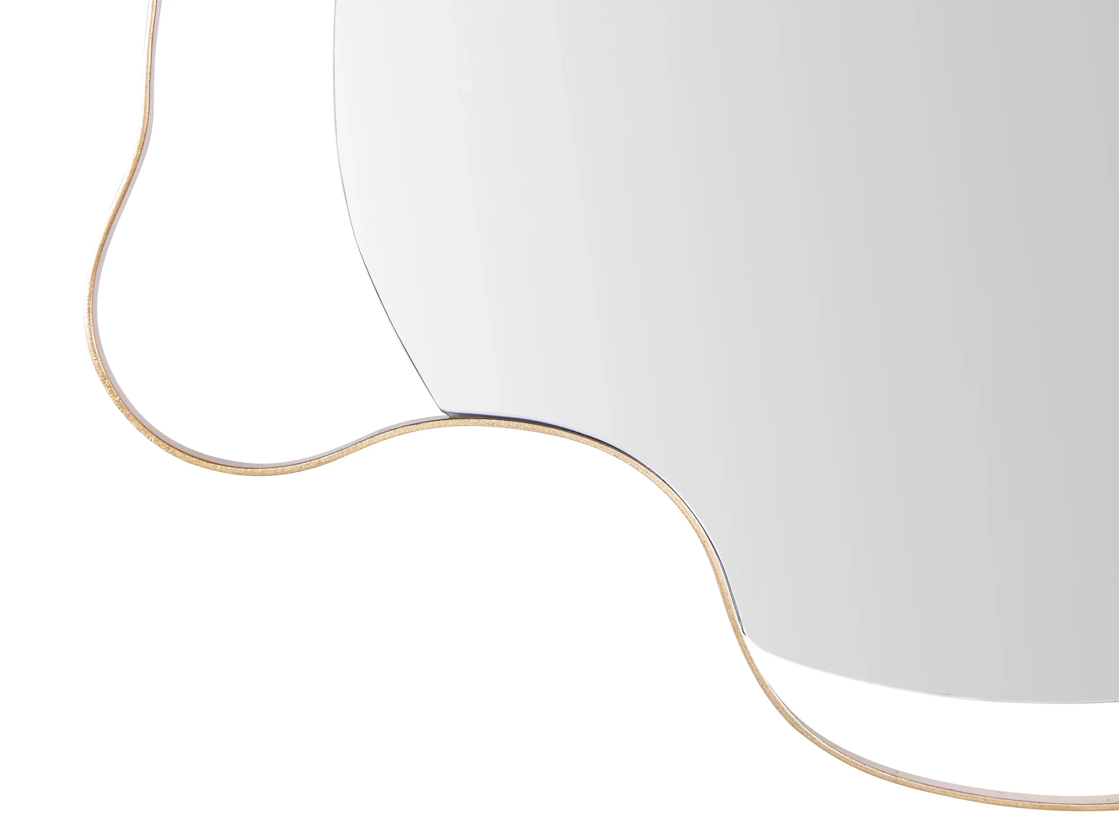 Miroir Métal Or 77x59 cm