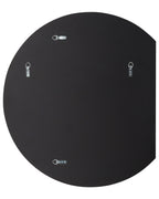 Miroir semi-circulaire bleu 80x70 cm