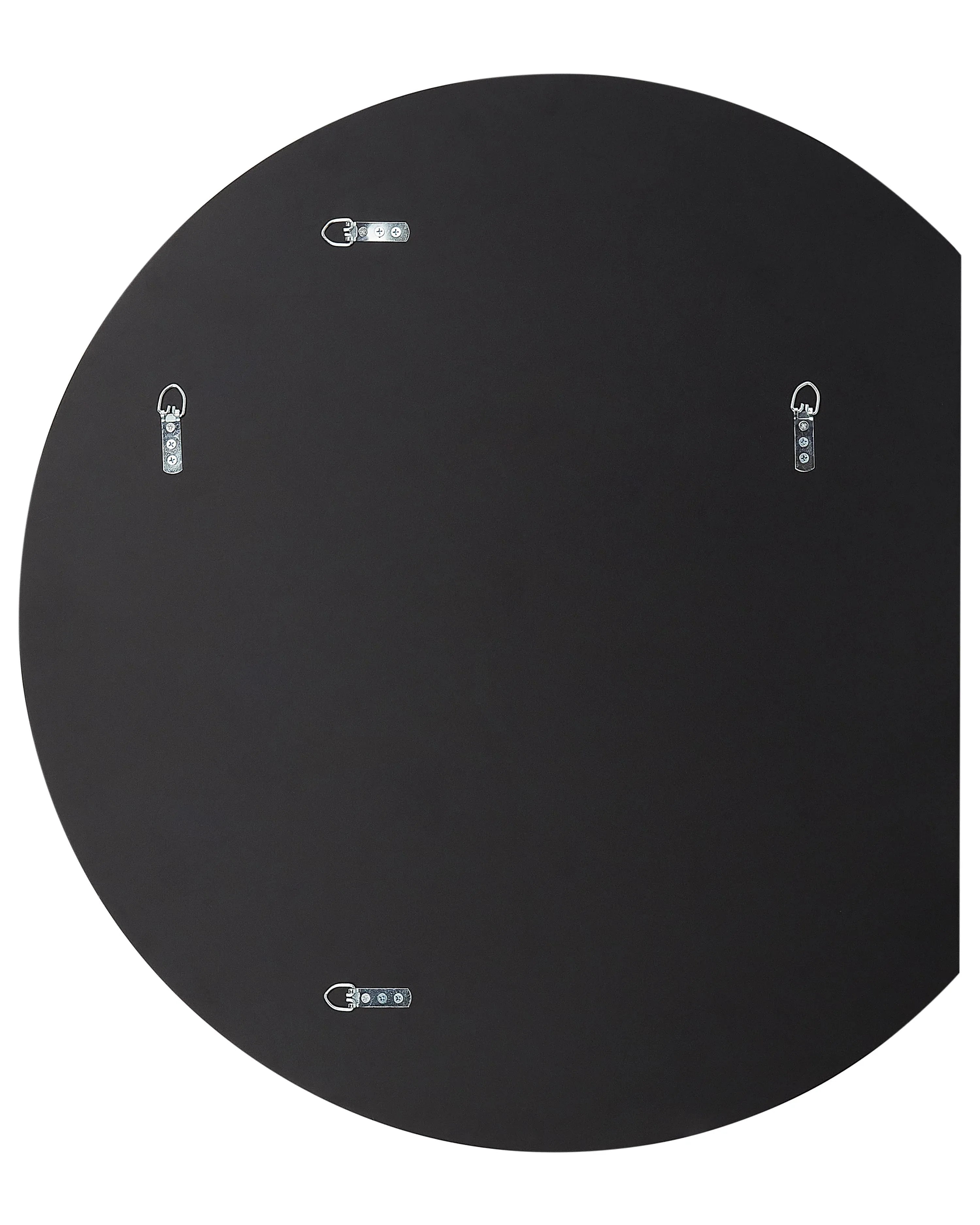 Miroir semi-circulaire bleu 80x70 cm