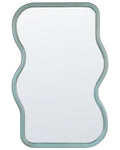 Specchio RONNET 60 cm 90 cm Legno di Paulownia Azzurro