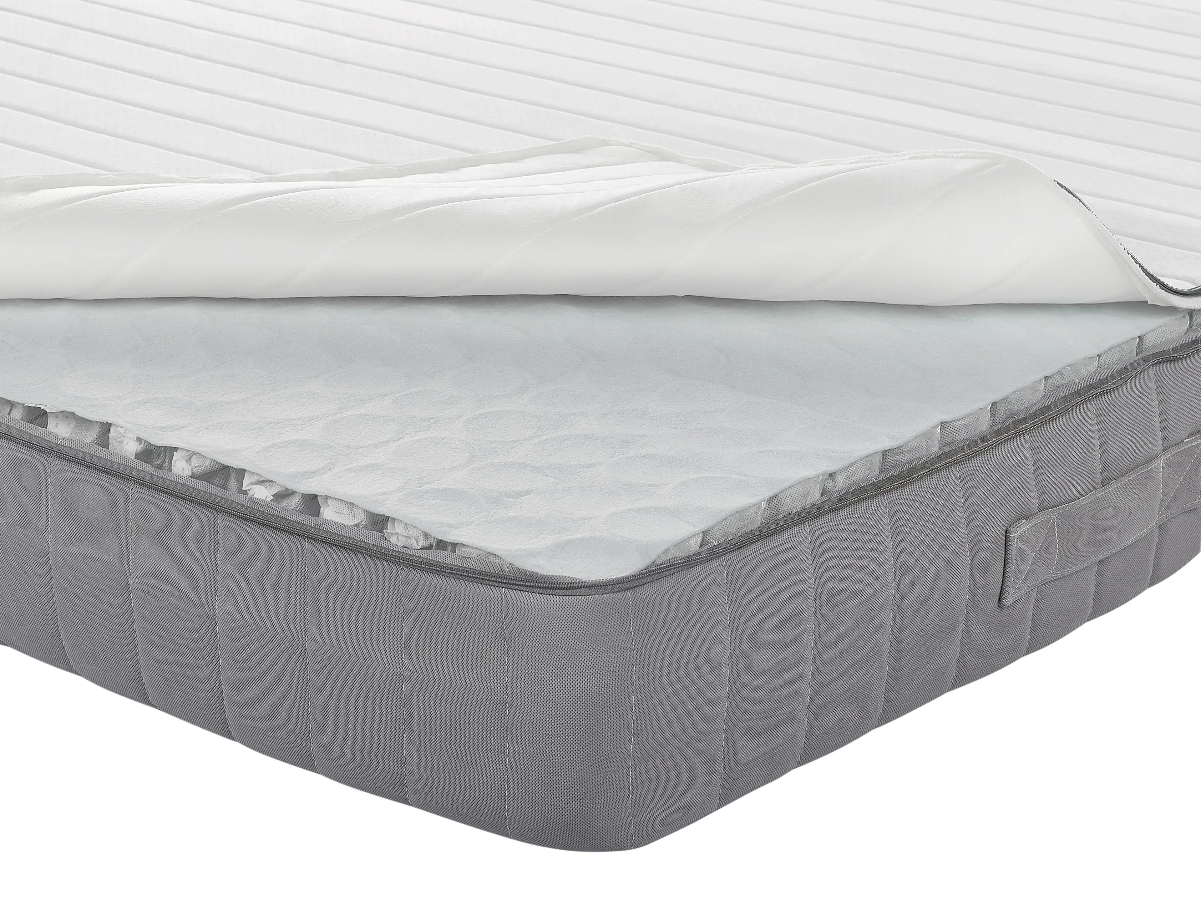 Matelas à ressorts ensachés en mousse à mémoire de forme Fermeté élevée H3/4 90x200 cm