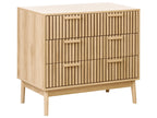 Cassettiera a 3 cassetti LYNWOOD Marrone chiaro