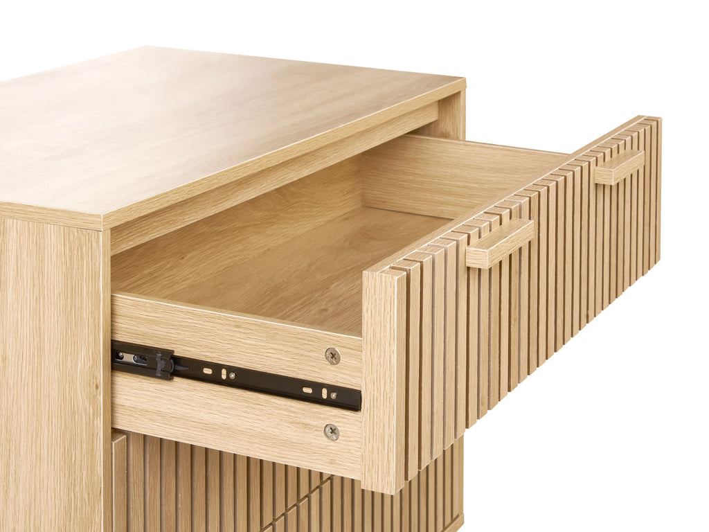 Commode à 3 tiroirs marron clair