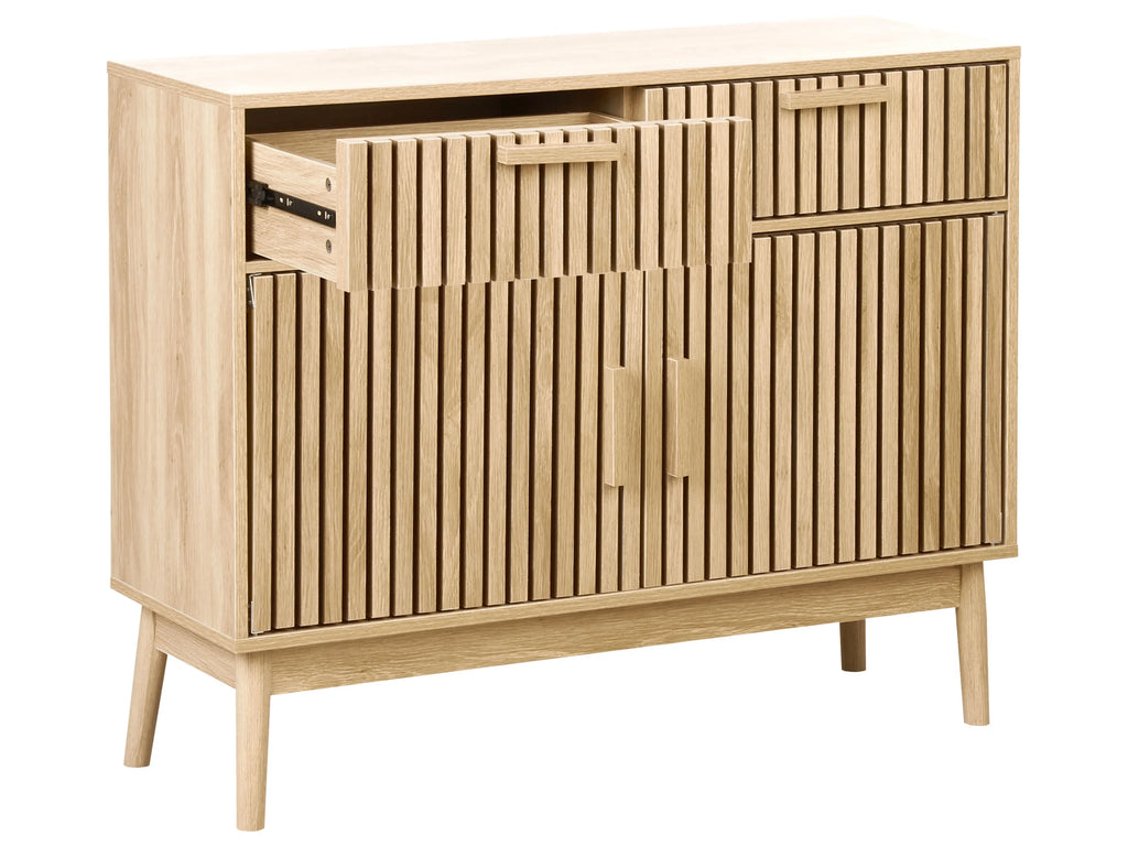 Buffet 2 portes marron clair