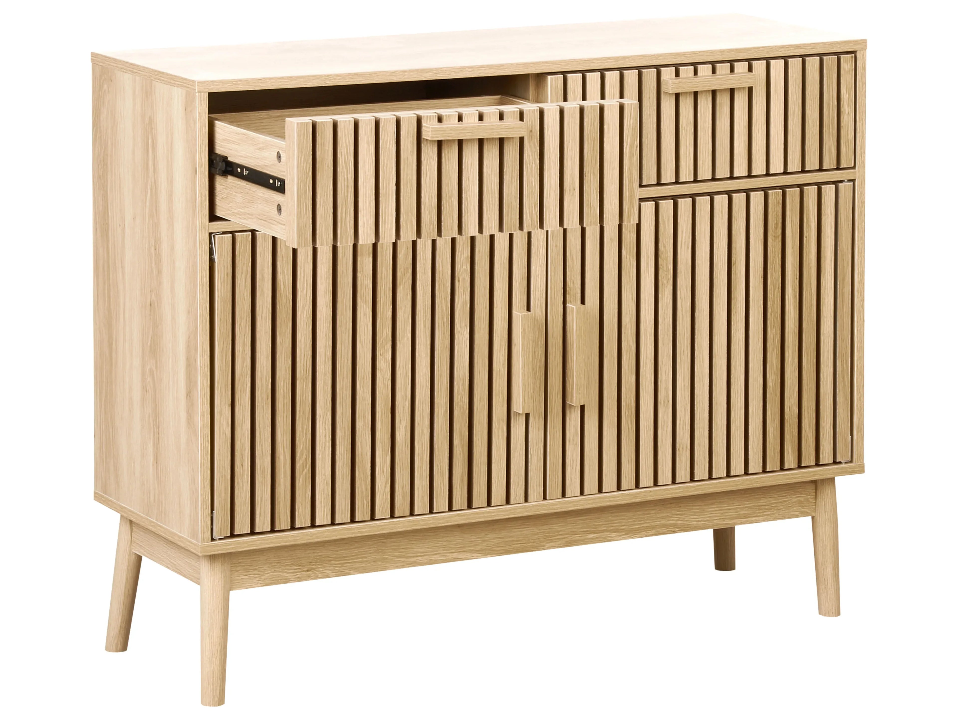 Buffet 2 portes marron clair