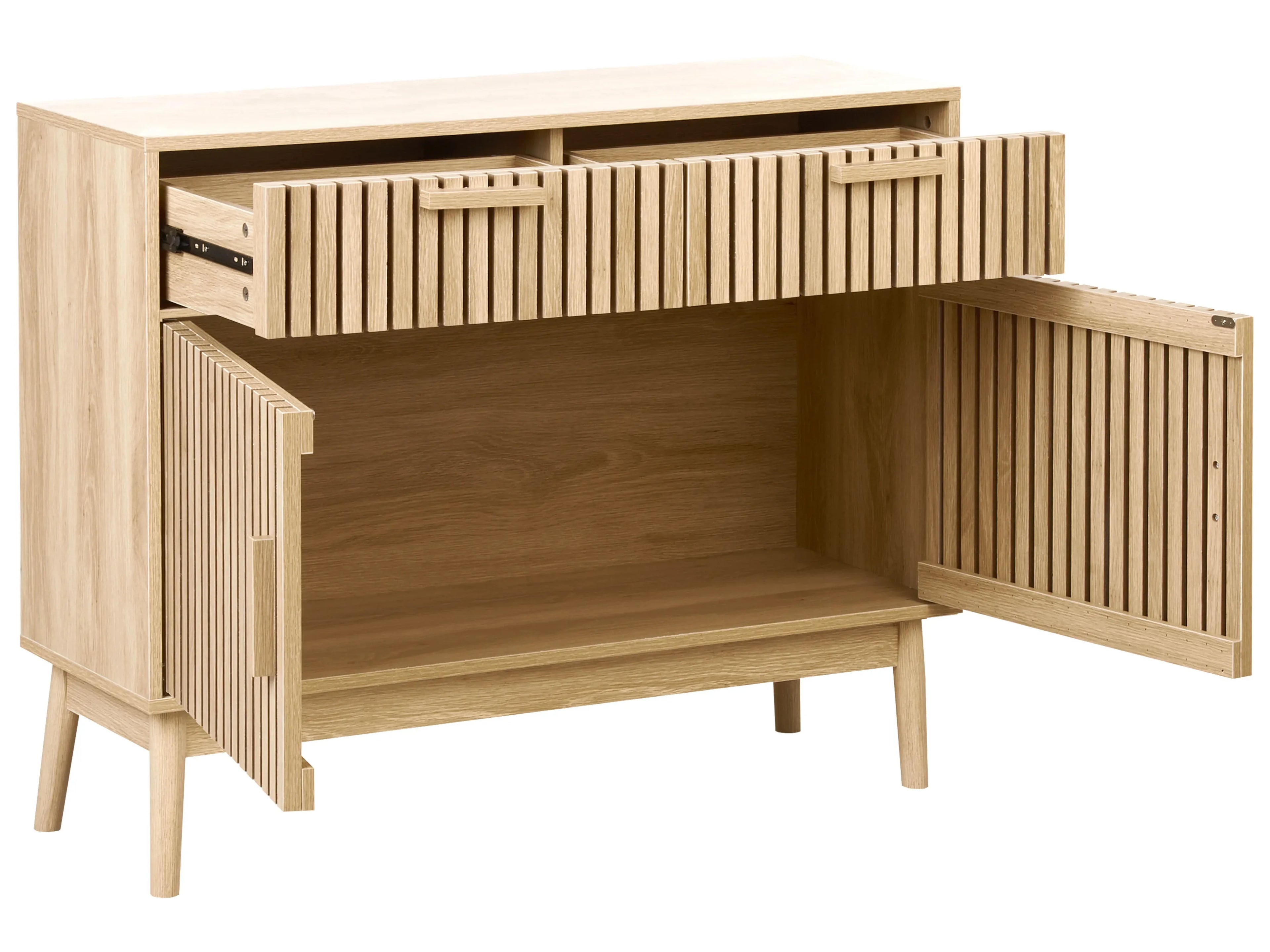 Buffet 2 portes marron clair
