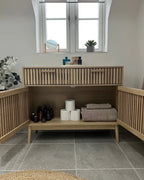 Buffet 2 portes marron clair
