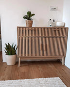 Buffet 2 portes marron clair