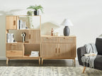 Buffet 2 portes marron clair