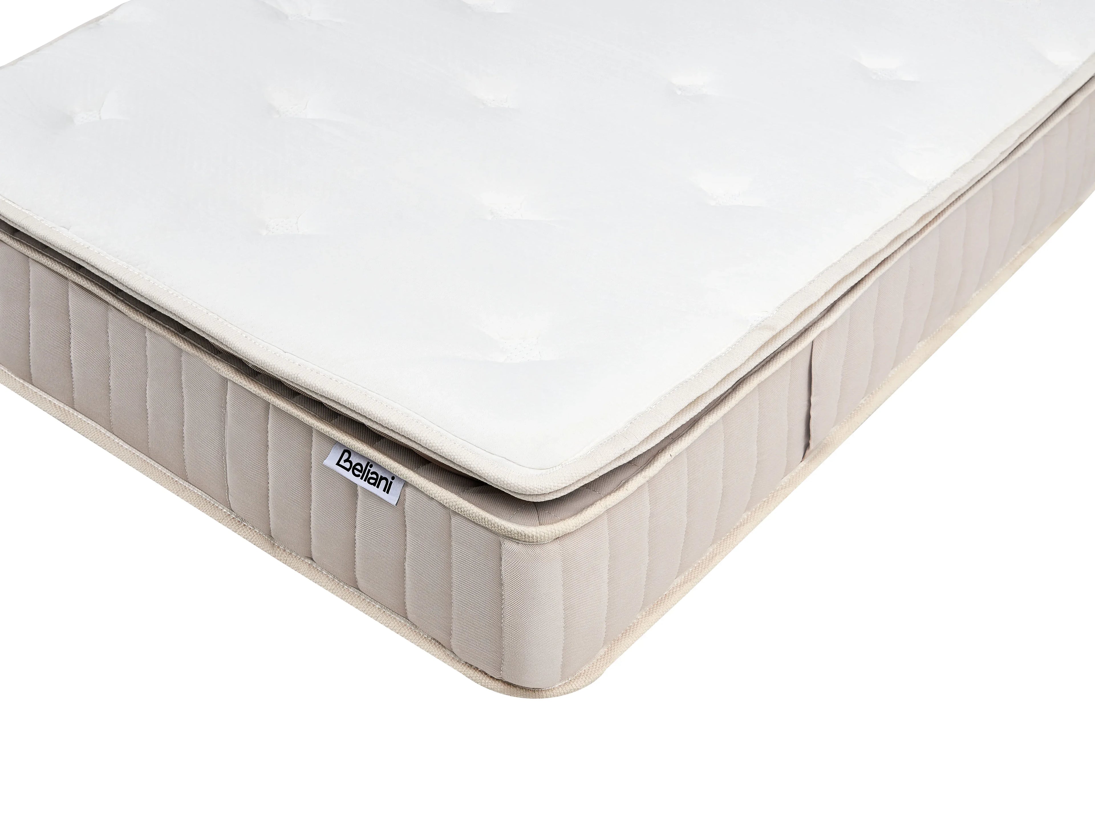 Matelas à ressorts ensachés en latex H2/3 90x200 cm