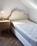 Matelas à ressorts ensachés en latex H2/3 90x200 cm