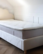 Matelas à ressorts ensachés en latex H2/3 90x200 cm