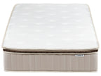 Matelas à ressorts ensachés en latex H3/4 90x200 cm