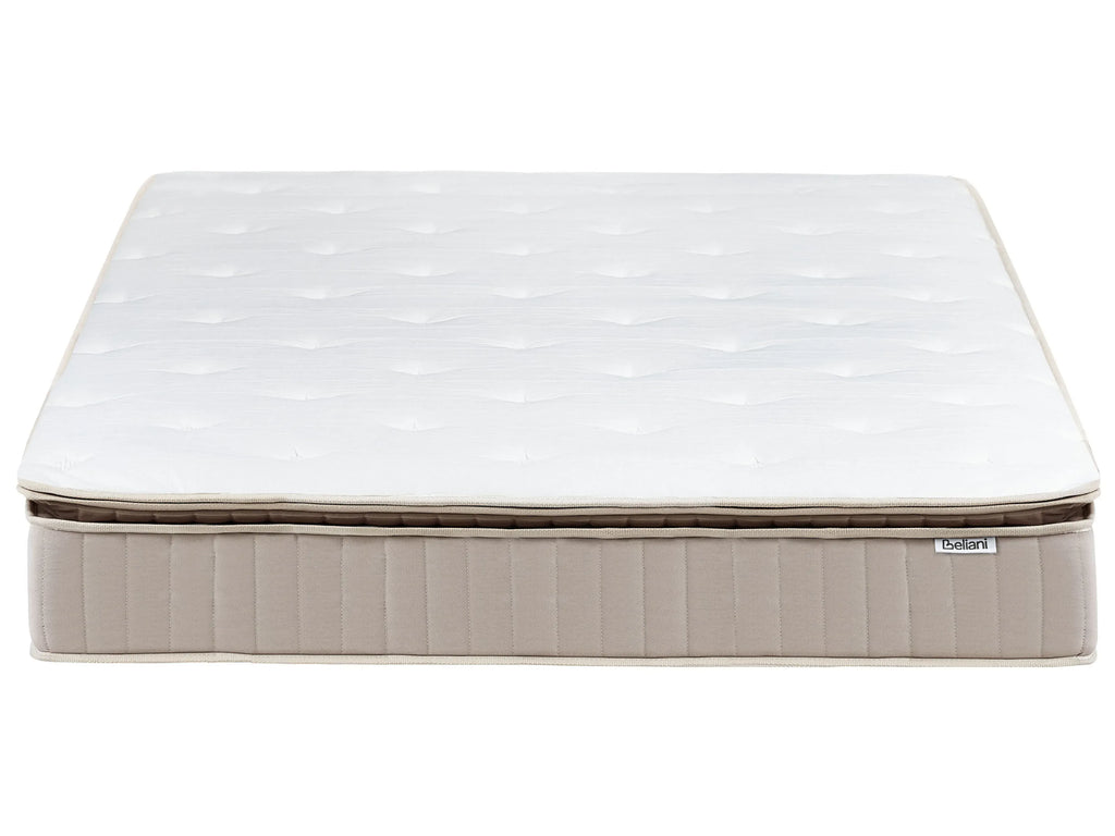 Matelas à ressorts ensachés en latex H2/3 140x200 cm