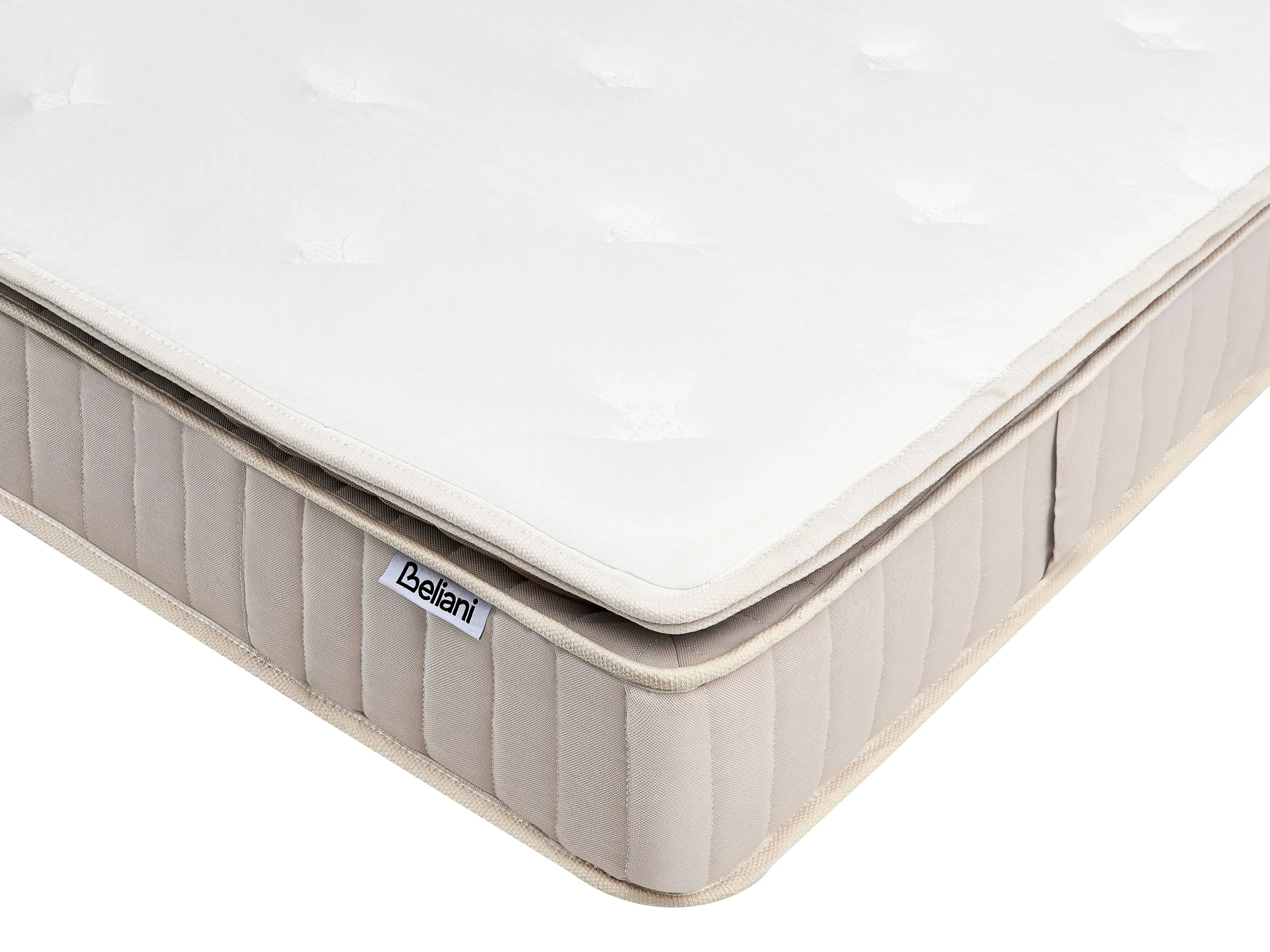 Matelas à ressorts ensachés en latex H2/3 180x200 cm
