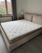Matelas à ressorts ensachés en latex H2/3 180x200 cm