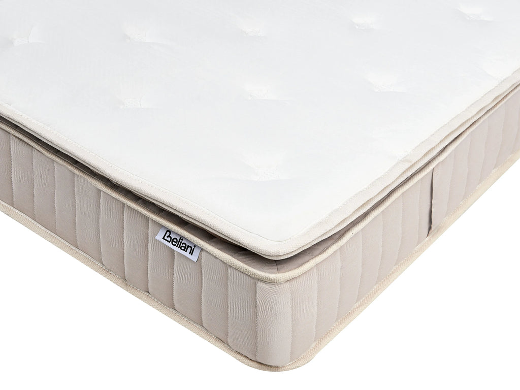 Matelas à ressorts ensachés en latex H3/4 180x200 cm