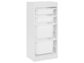 Scaffale con 4 contenitori TOBIN Bianco