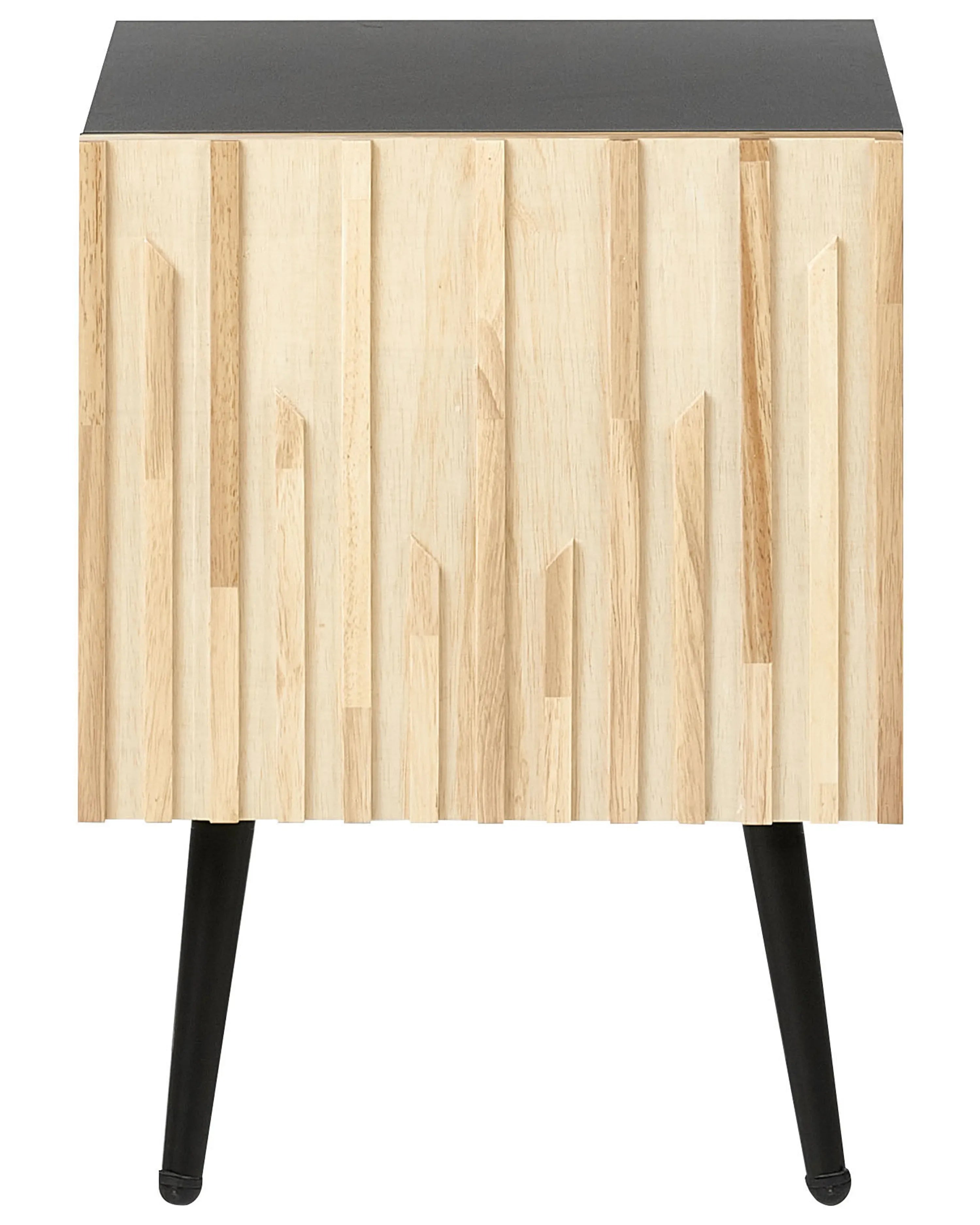Table de chevet marron/noir