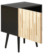Table de chevet marron/noir
