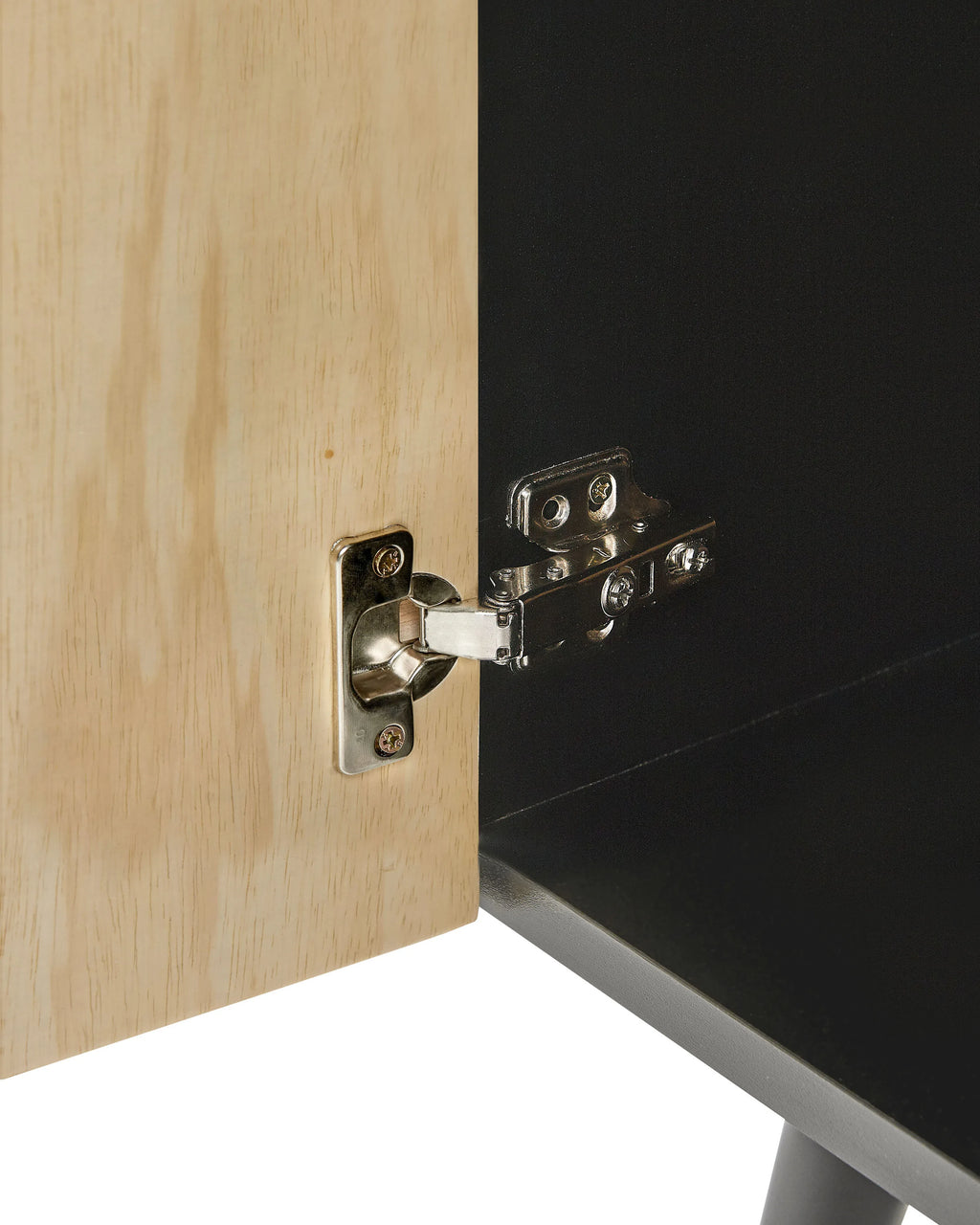 Table de chevet marron/noir