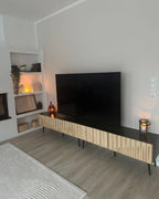 Meuble TV marron/noir