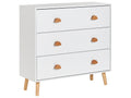 Cassettiera a 3 cassetti CLOUDY Bianco