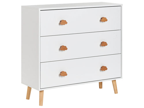 Cassettiera a 3 cassetti CLOUDY Bianco
